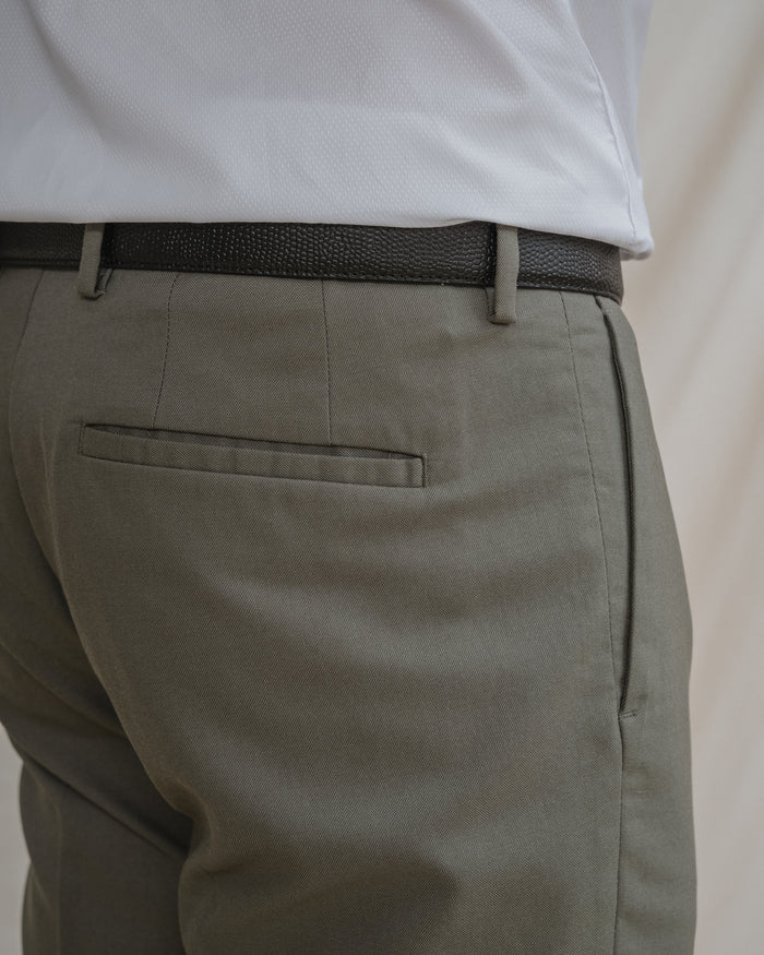 PANTALÓN TRAJE VERDE