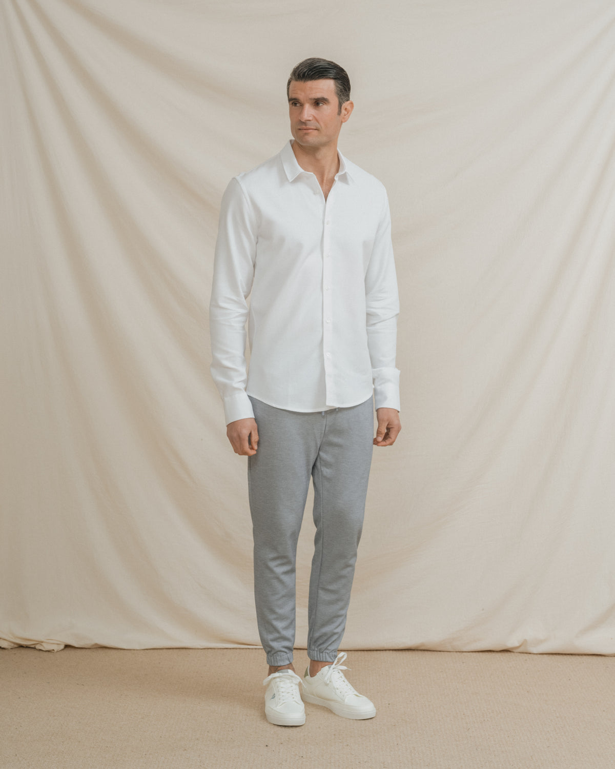 CALÇAS FATO JOGGER CASUAL AZUL-CLARO