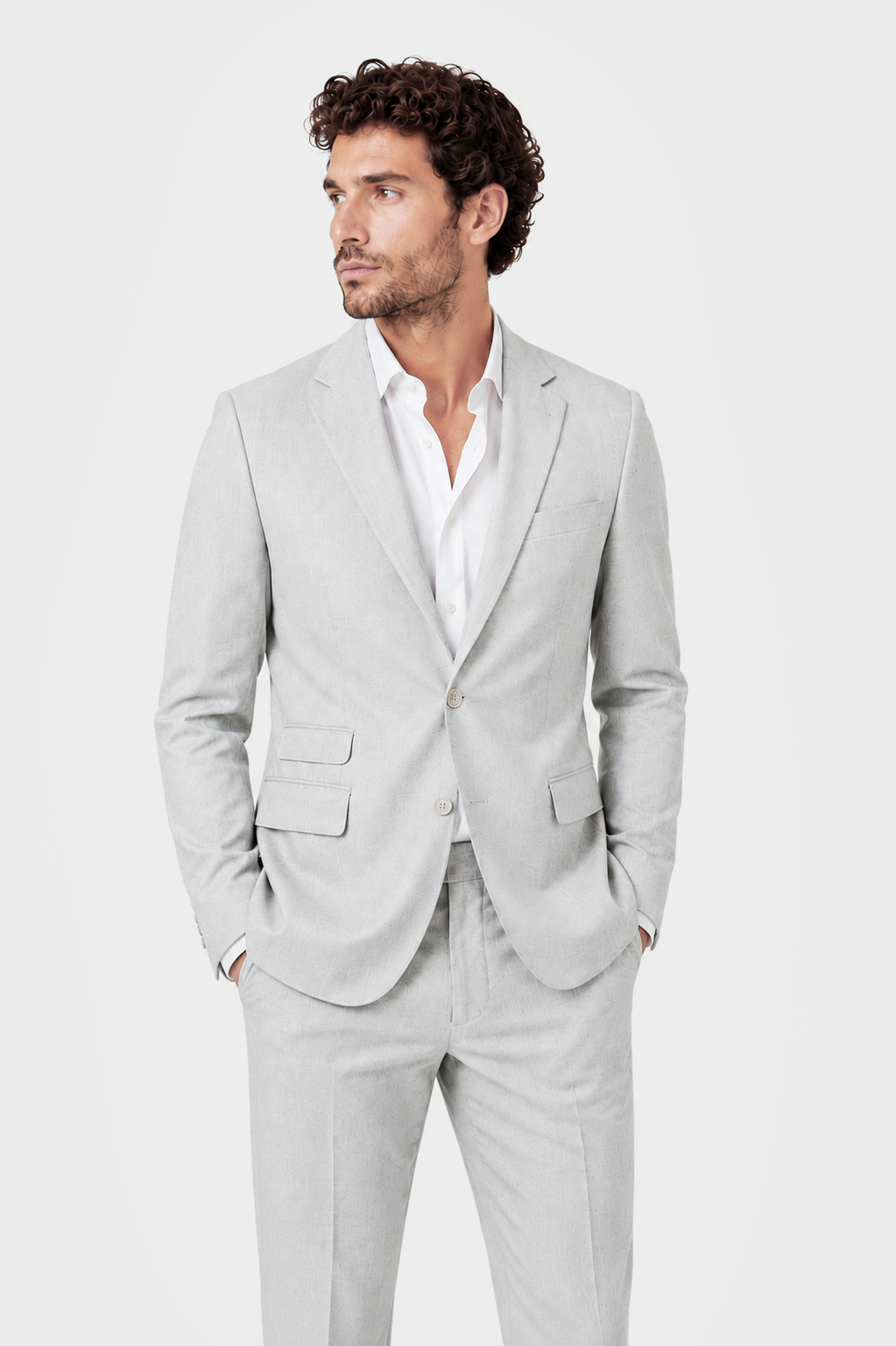 CHAQUETA TRAJE LINO