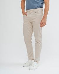 PANTALÓN 5 BOLSILLOS SLIM BEIGE