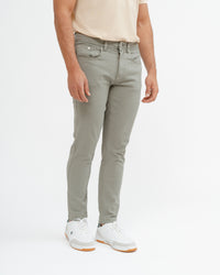 PANTALÓN 5 BOLSILLOS SLIM VERDE