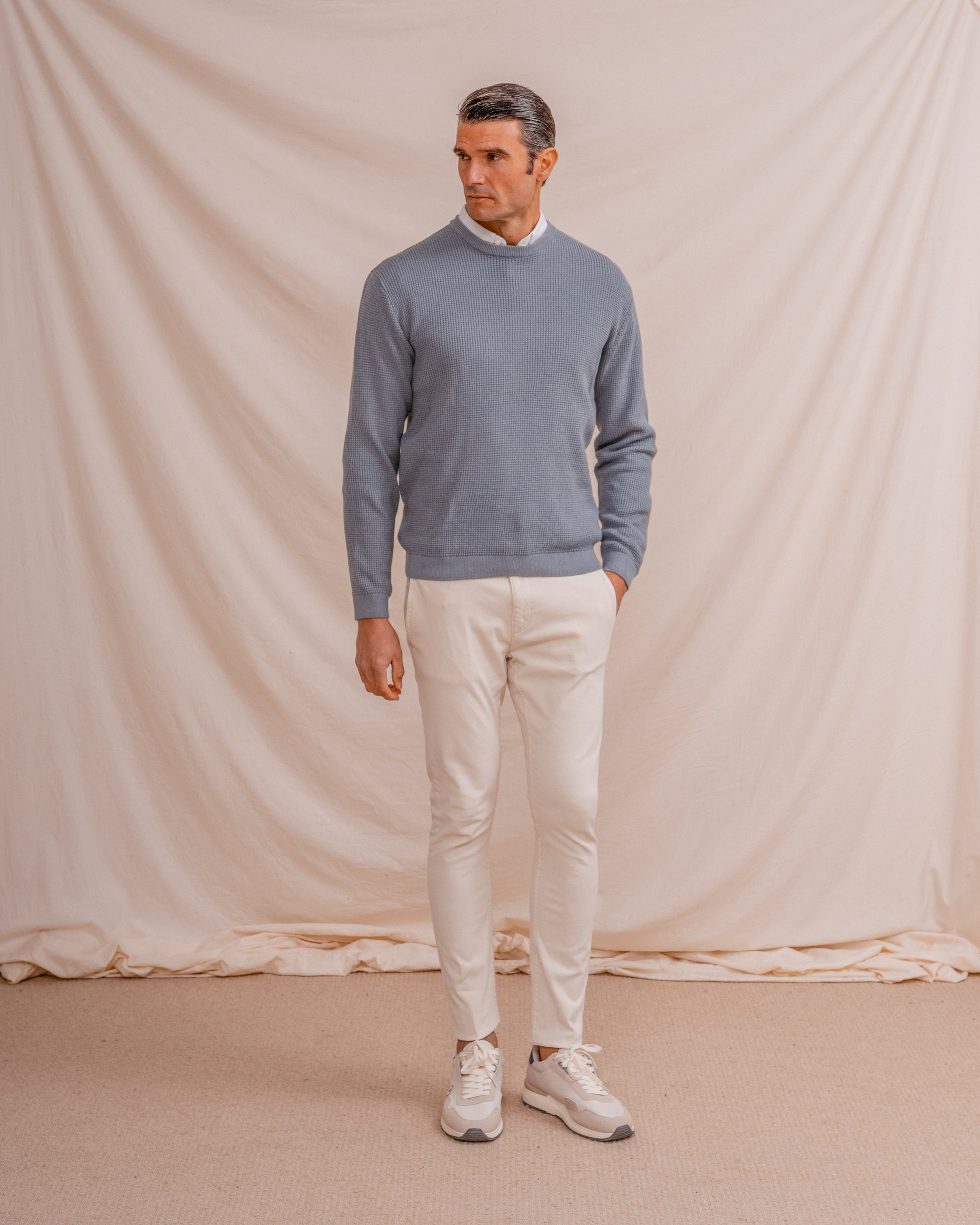 PANTALÓN CHINO SKINNY BEIGE