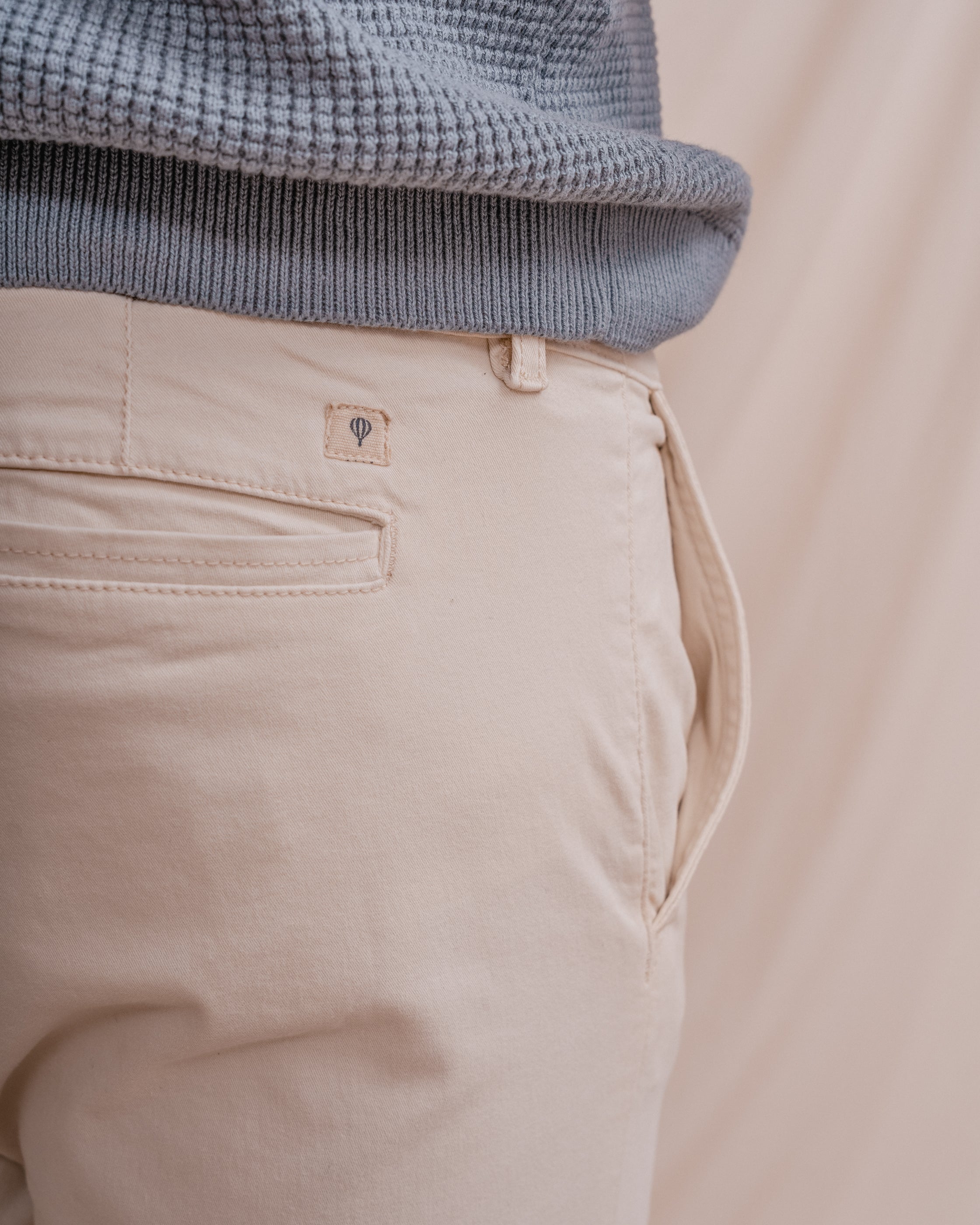 PANTALÓN CHINO SKINNY BEIGE