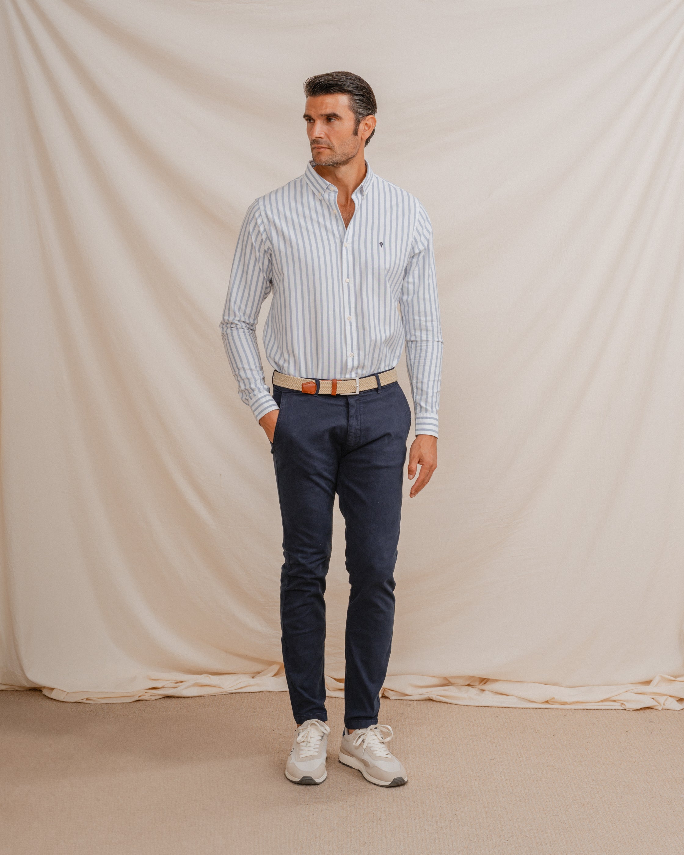 CHINO BÁSICO SLIM MARINO