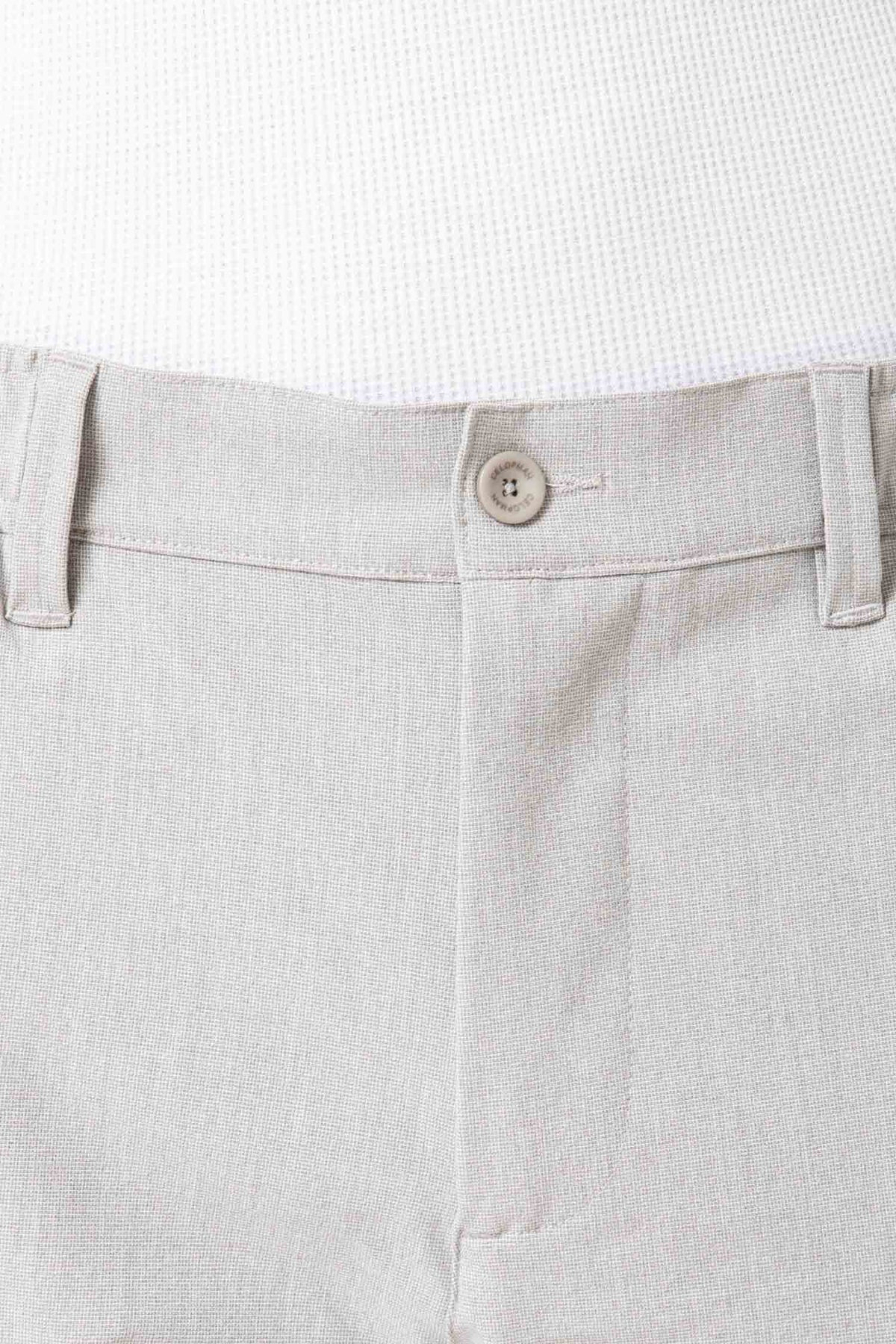 PANTALÓN CASUAL GOMA VESTIR GRÍS