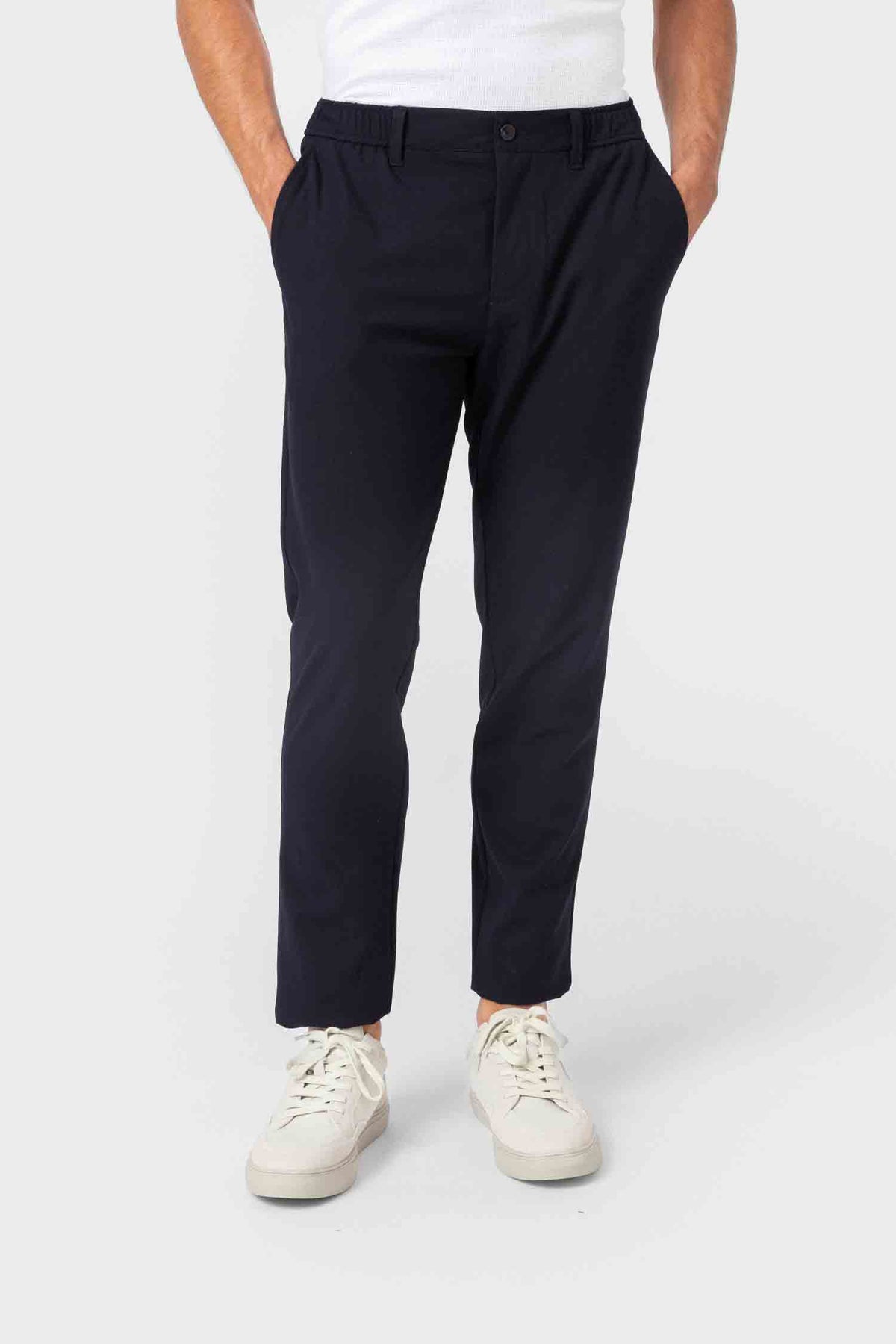 PANTALÓN CASUAL GOMA VESTIR AZUL