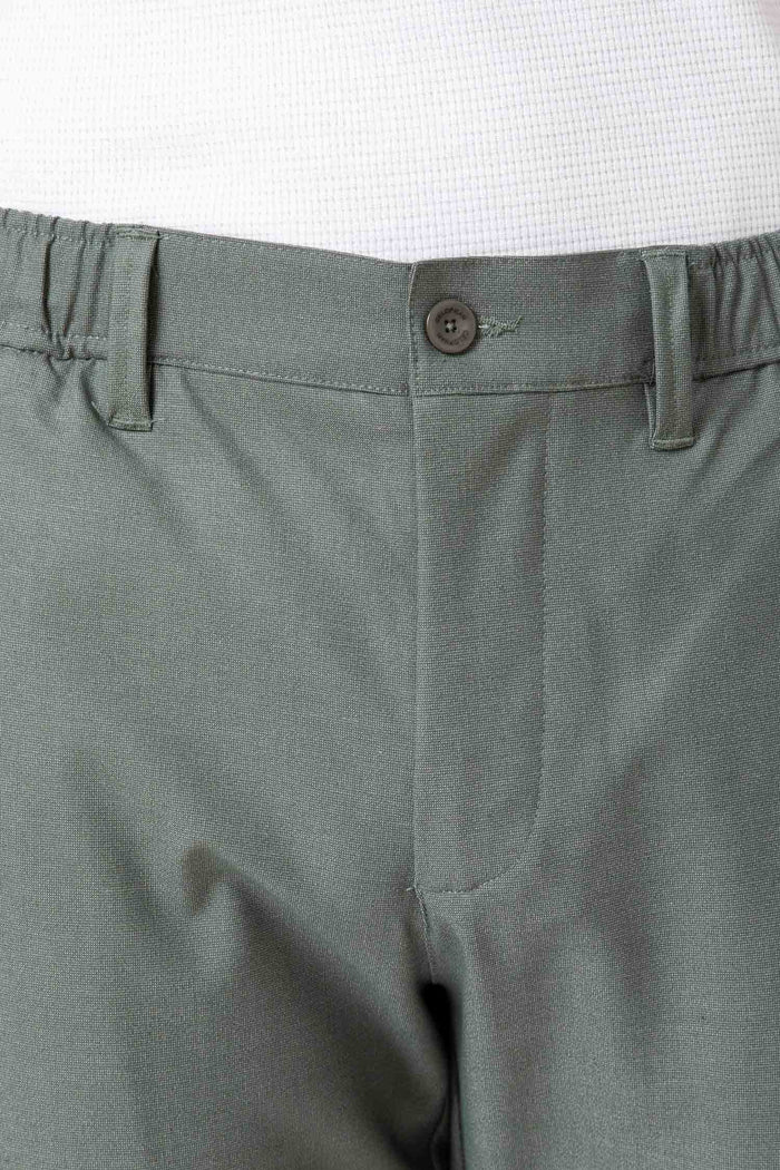 PANTALÓN CASUAL GOMA VESTIR VERDE