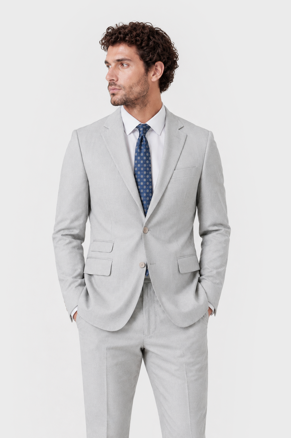 CHAQUETA TRAJE LINO