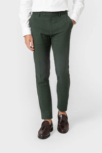 PANTALÓN DE TRAJE VERDE