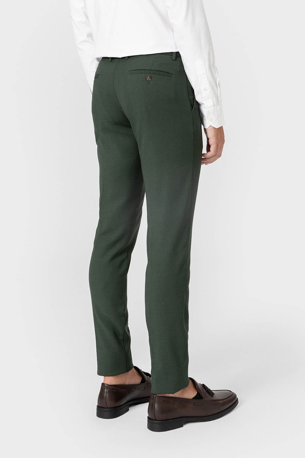 PANTALÓN DE TRAJE VERDE