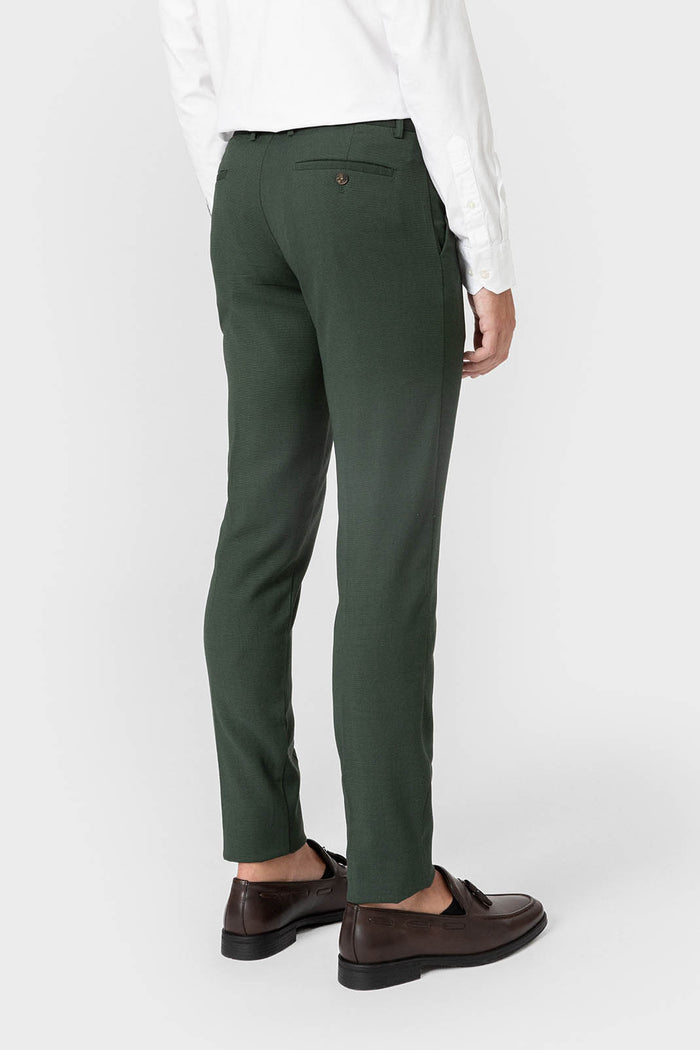 PANTALÓN DE TRAJE VERDE