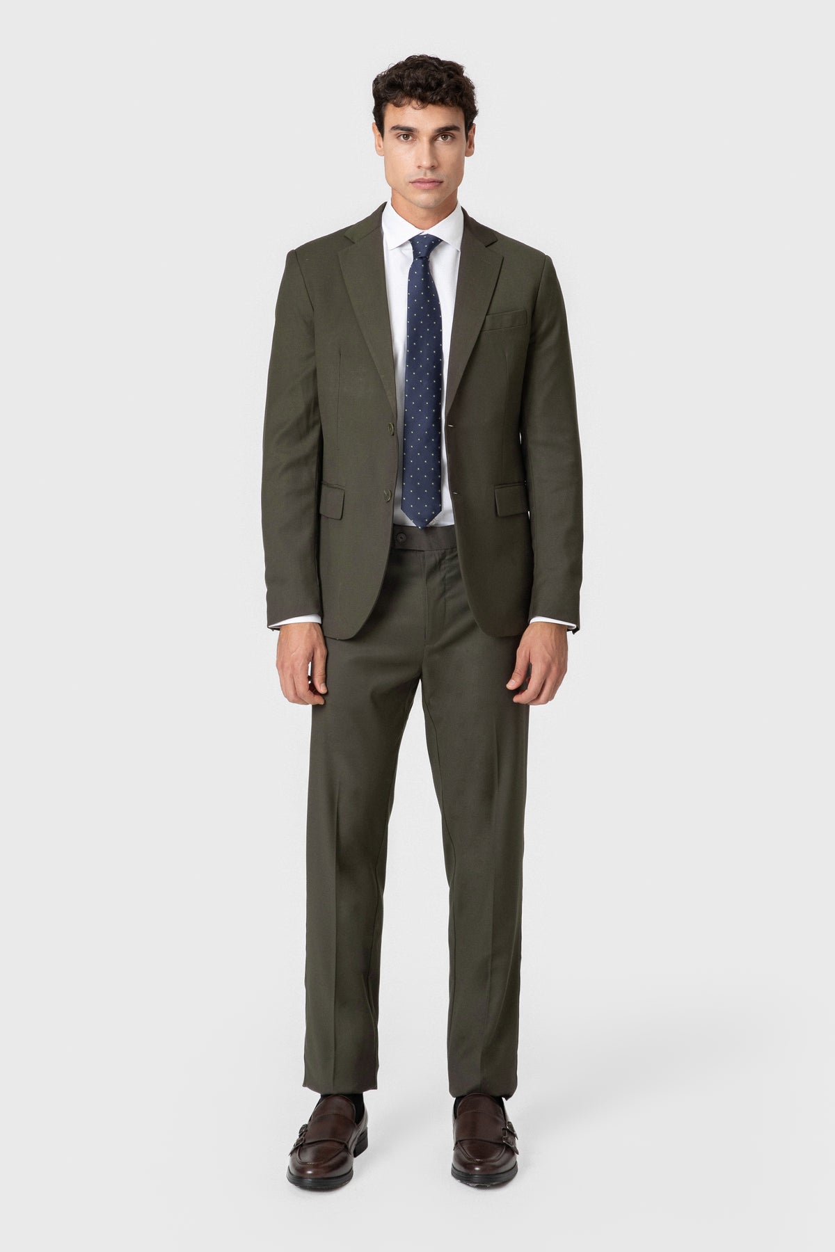 PANTALÓN DE TRAJE KAKI