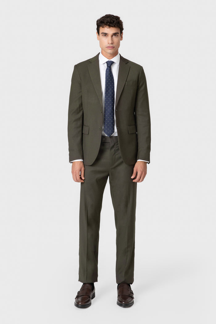 PANTALÓN DE TRAJE KAKI
