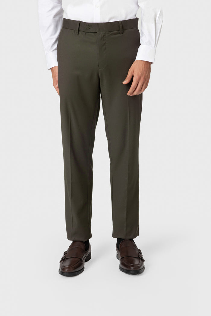 PANTALÓN DE TRAJE KAKI
