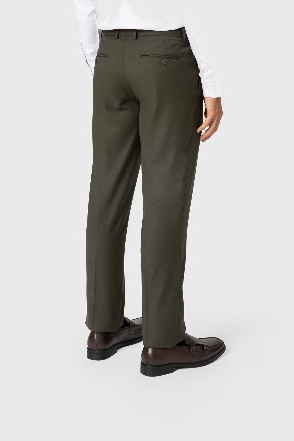 PANTALÓN DE TRAJE KAKI
