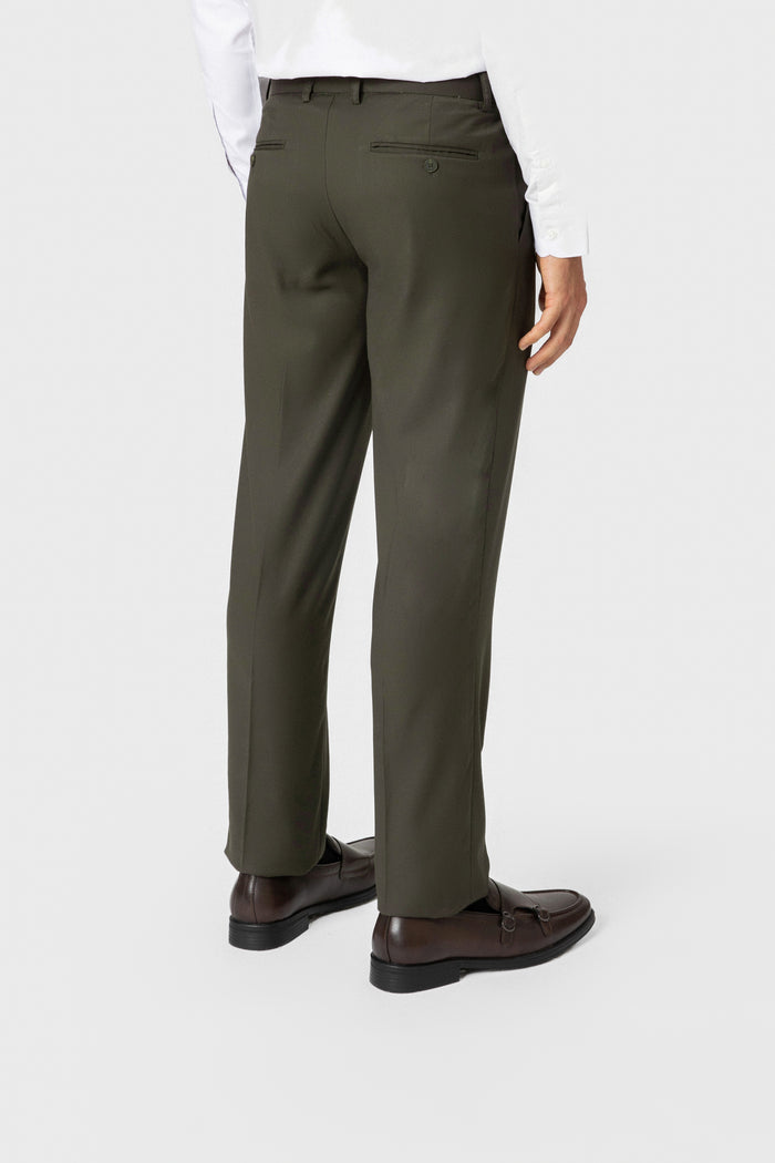 PANTALÓN DE TRAJE KAKI