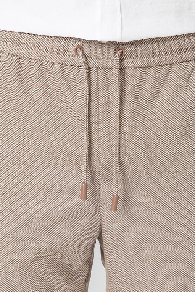 PANTALÓN TRAJE PUNTO MARRÓN