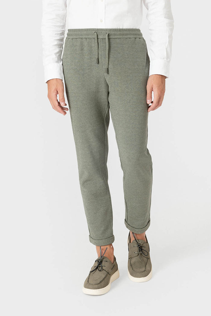 PANTALÓN TRAJE PUNTO VERDE