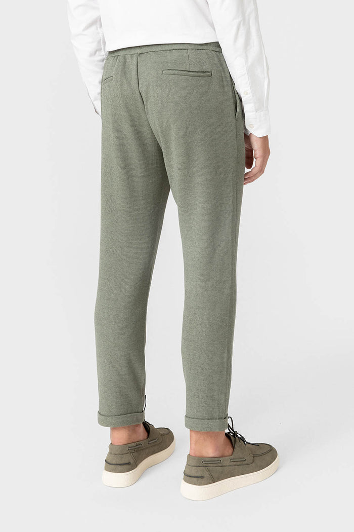 PANTALÓN TRAJE PUNTO VERDE