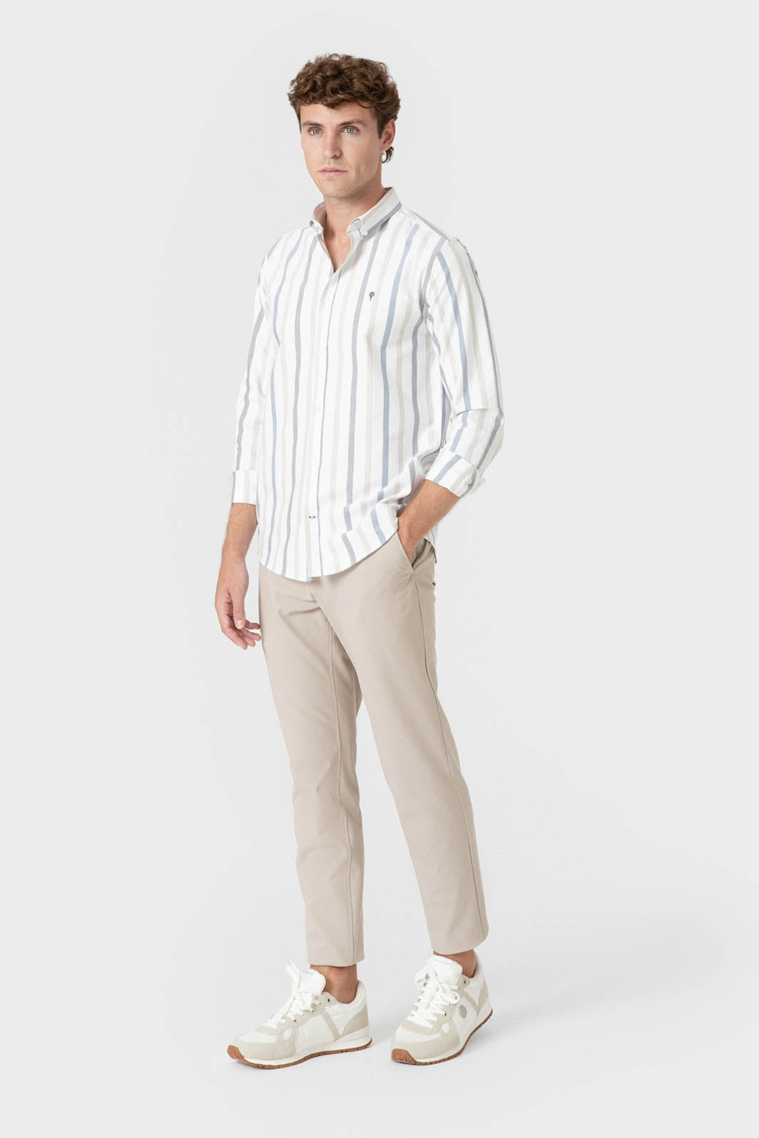 PANTALÓN CASUAL DE VESTIR BEIGE