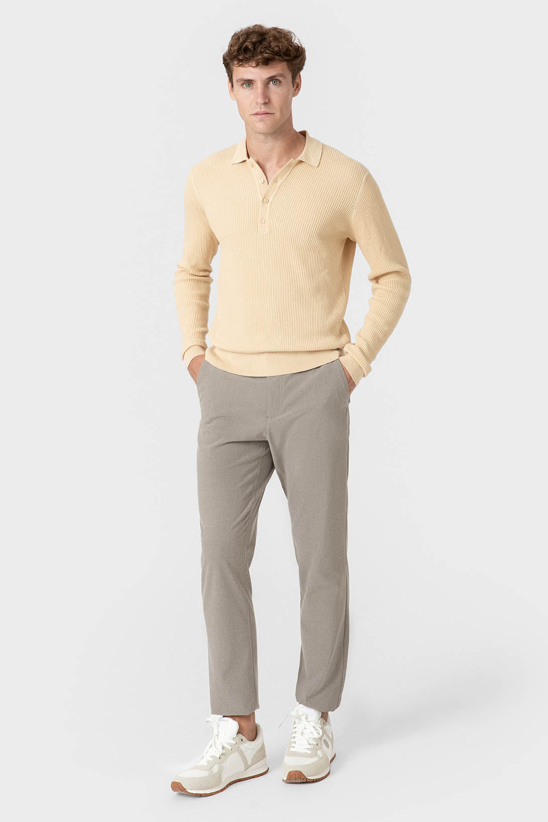 PANTALÓN CASUAL DE VESTIR TAUPE