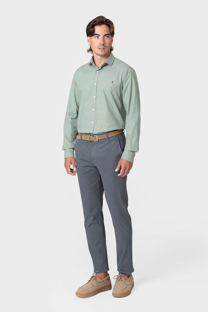 CHINO BÁSICO SLIM AZUL