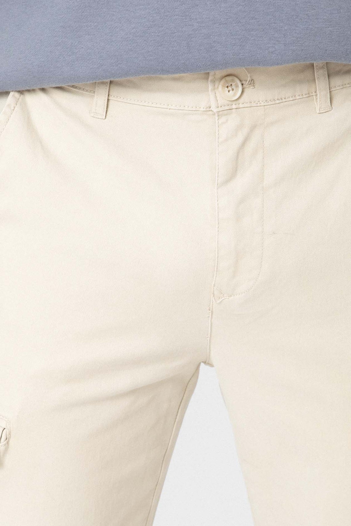 PANTALÓN CHINO CARGO BEIGE
