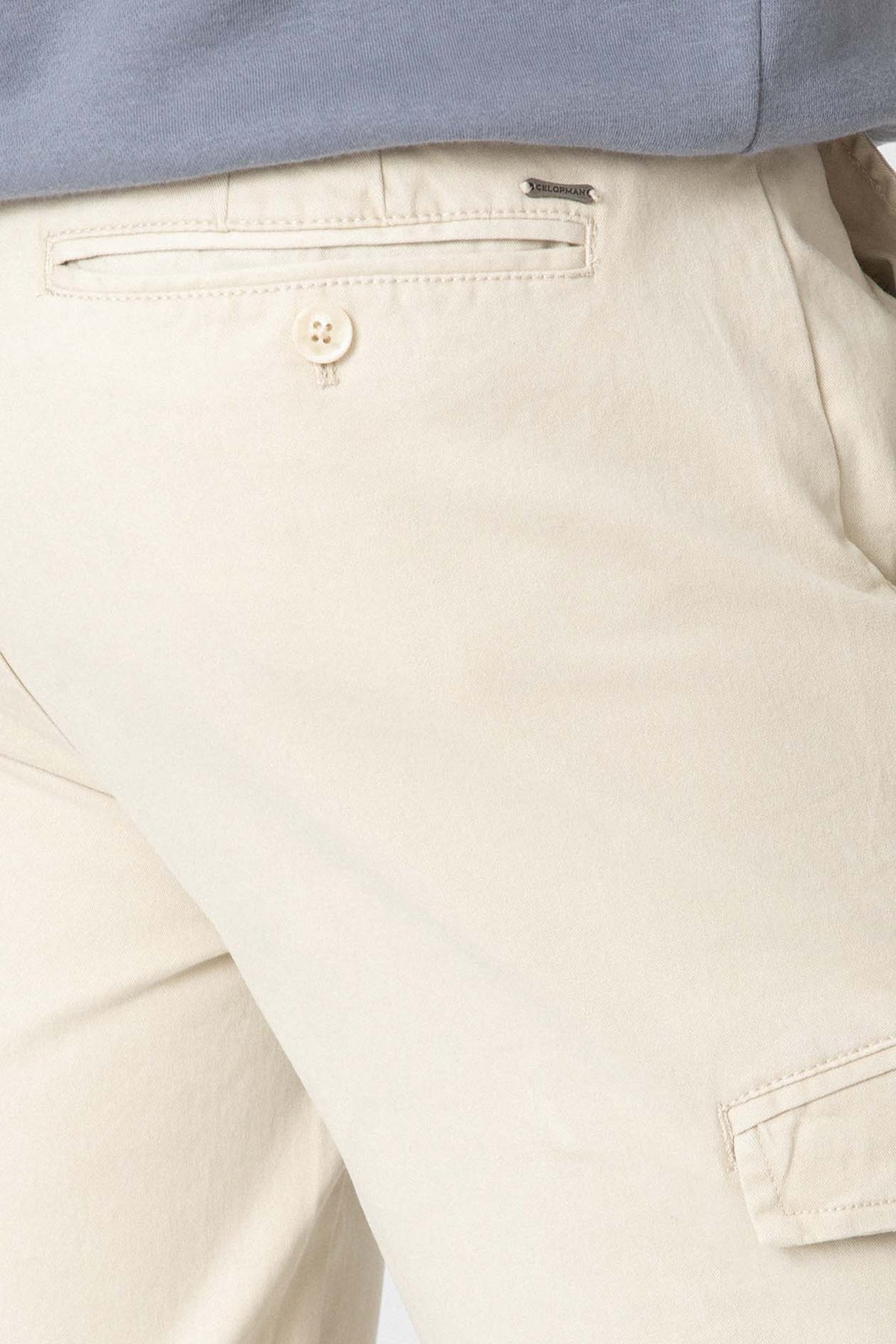 PANTALÓN CHINO CARGO BEIGE