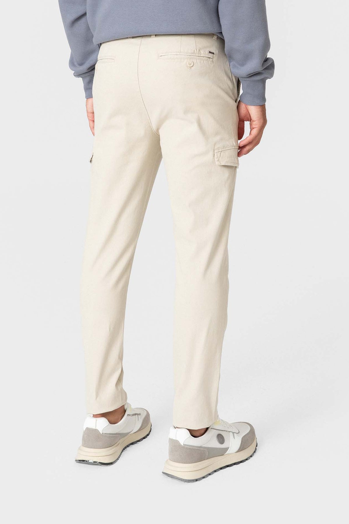 PANTALÓN CHINO CARGO BEIGE
