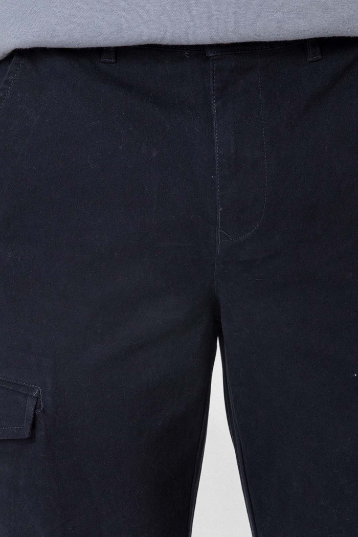 PANTALÓN CHINO CARGO AZUL