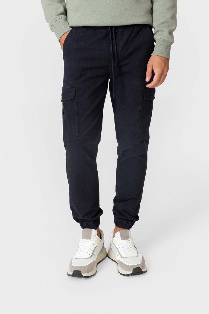 PANTALÓN JOGGER CARGO AZUL