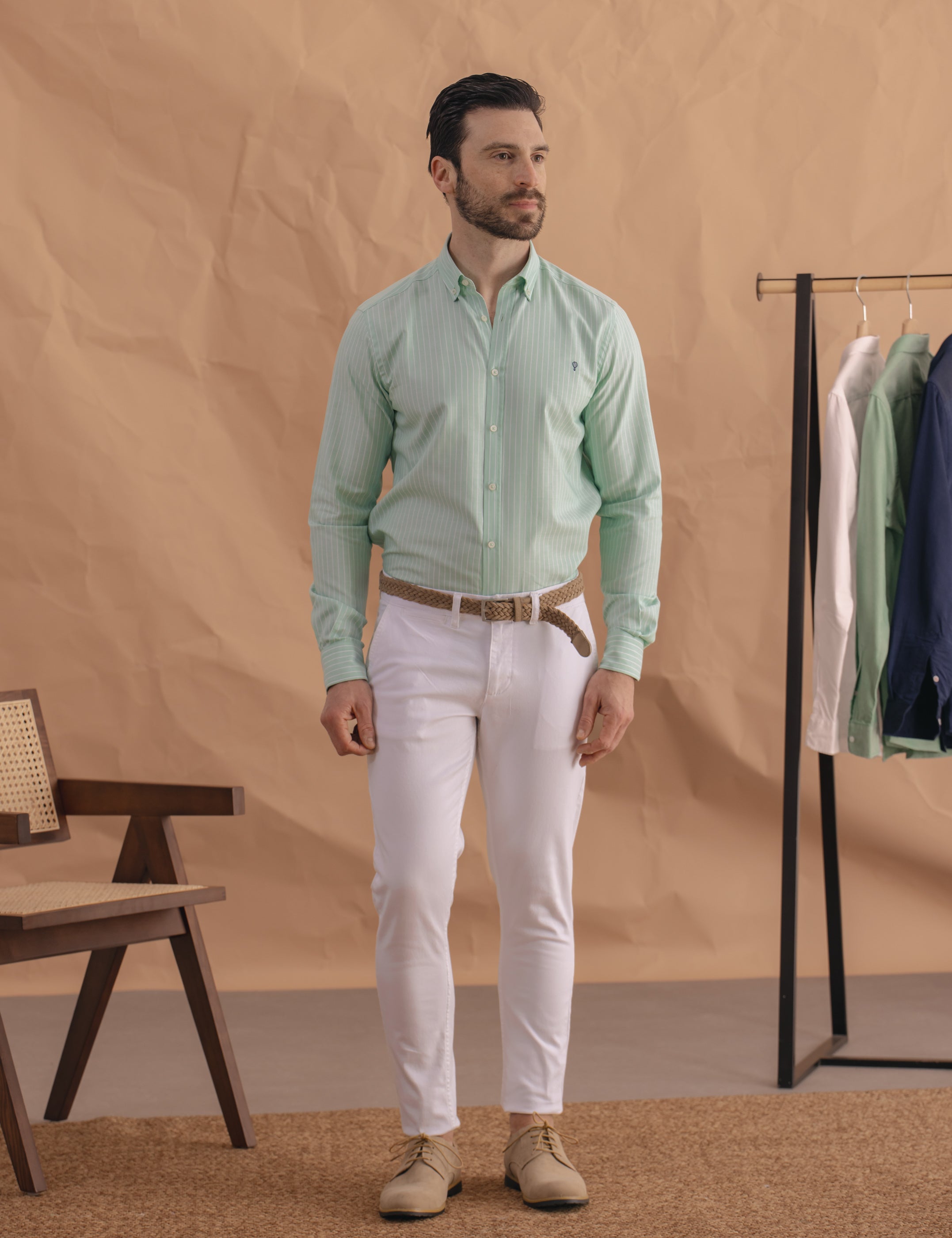 CHINO SKINNY BLANCO