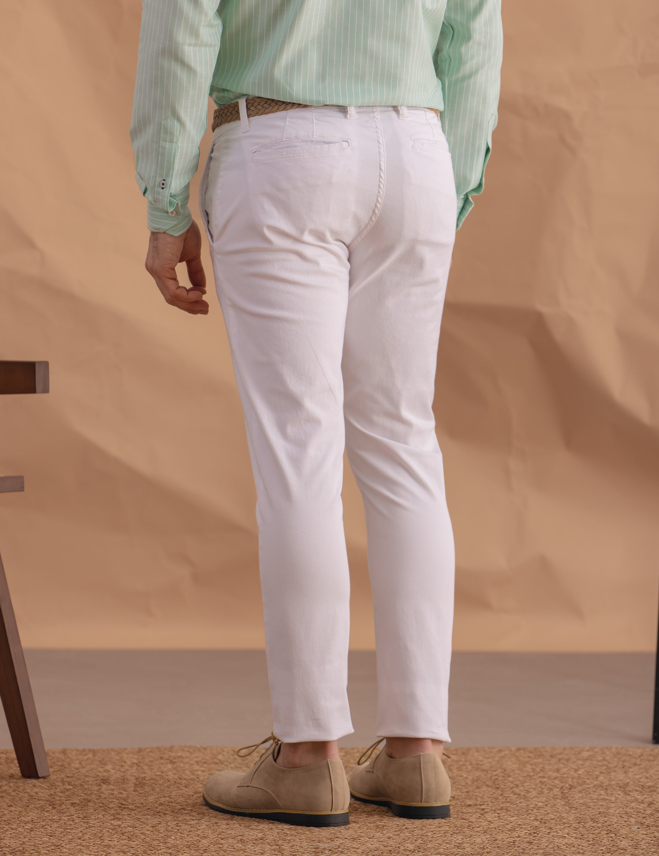 CHINO SKINNY BLANCO
