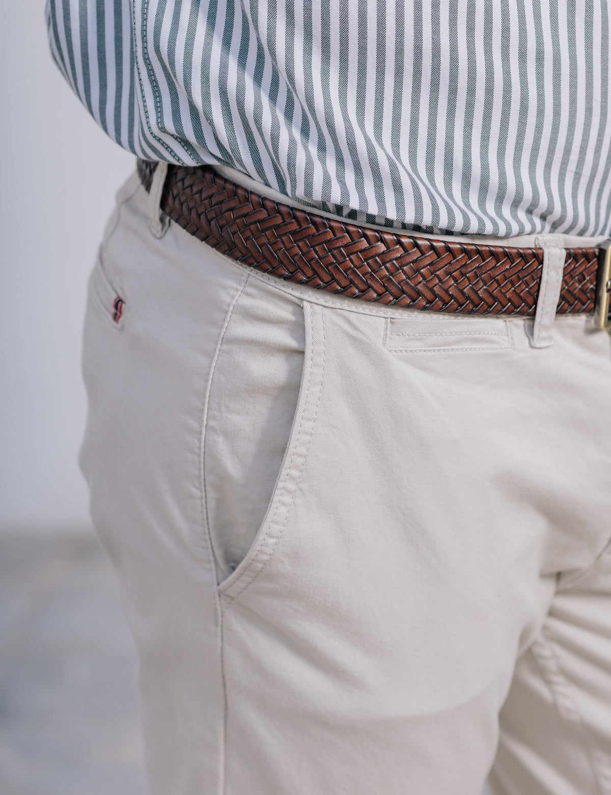 CALÇAS CHINO SKINNY CINZENTAS