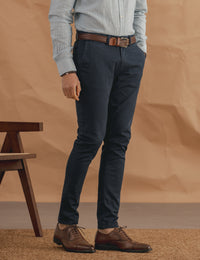 CHINO SKINNY BLAU MARINEBLAU
