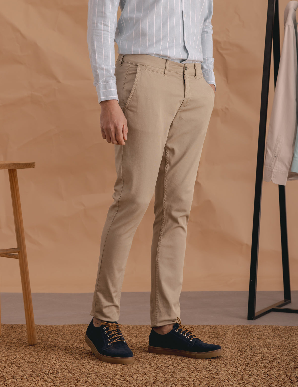 CHINO SKINNY CAMELO