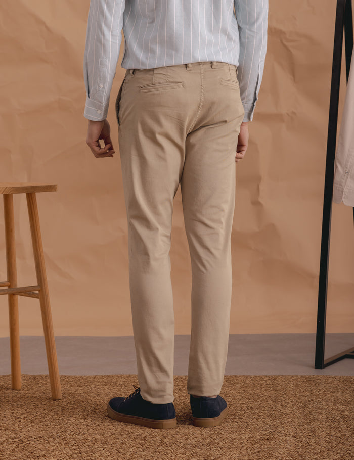 CHINO SKINNY CAMEL