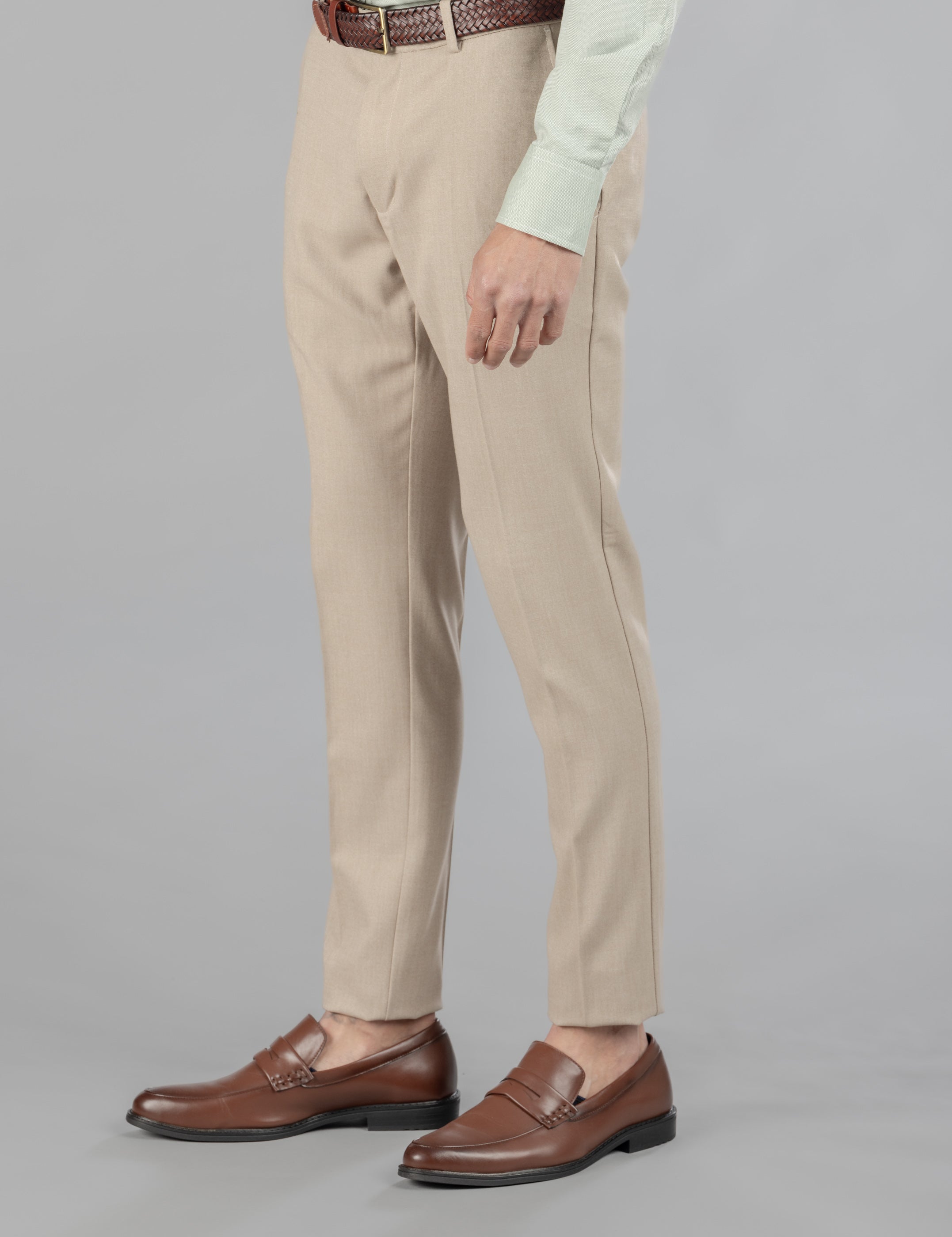 PANTALÓN VESTIR BEIGE