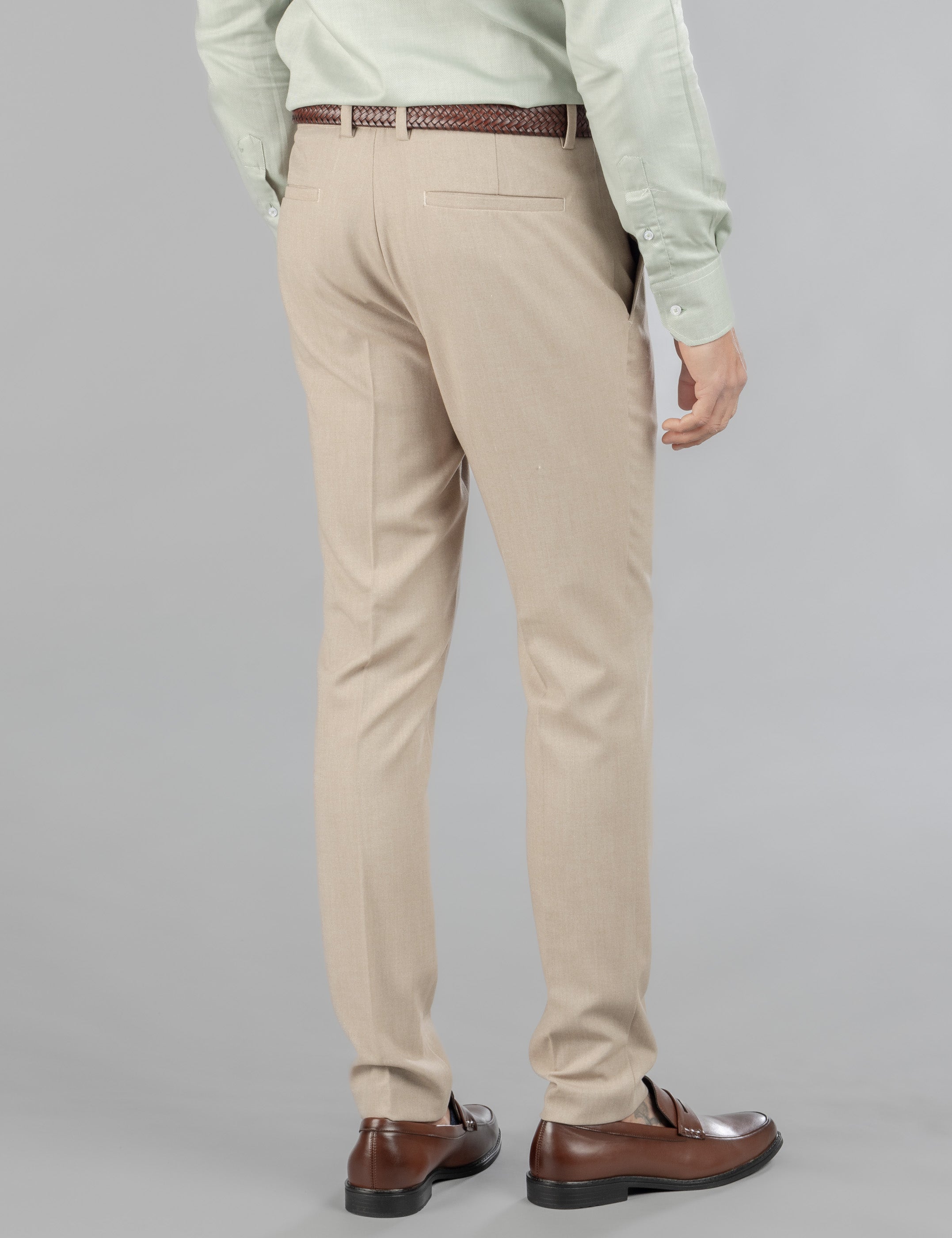 PANTALÓN VESTIR BEIGE