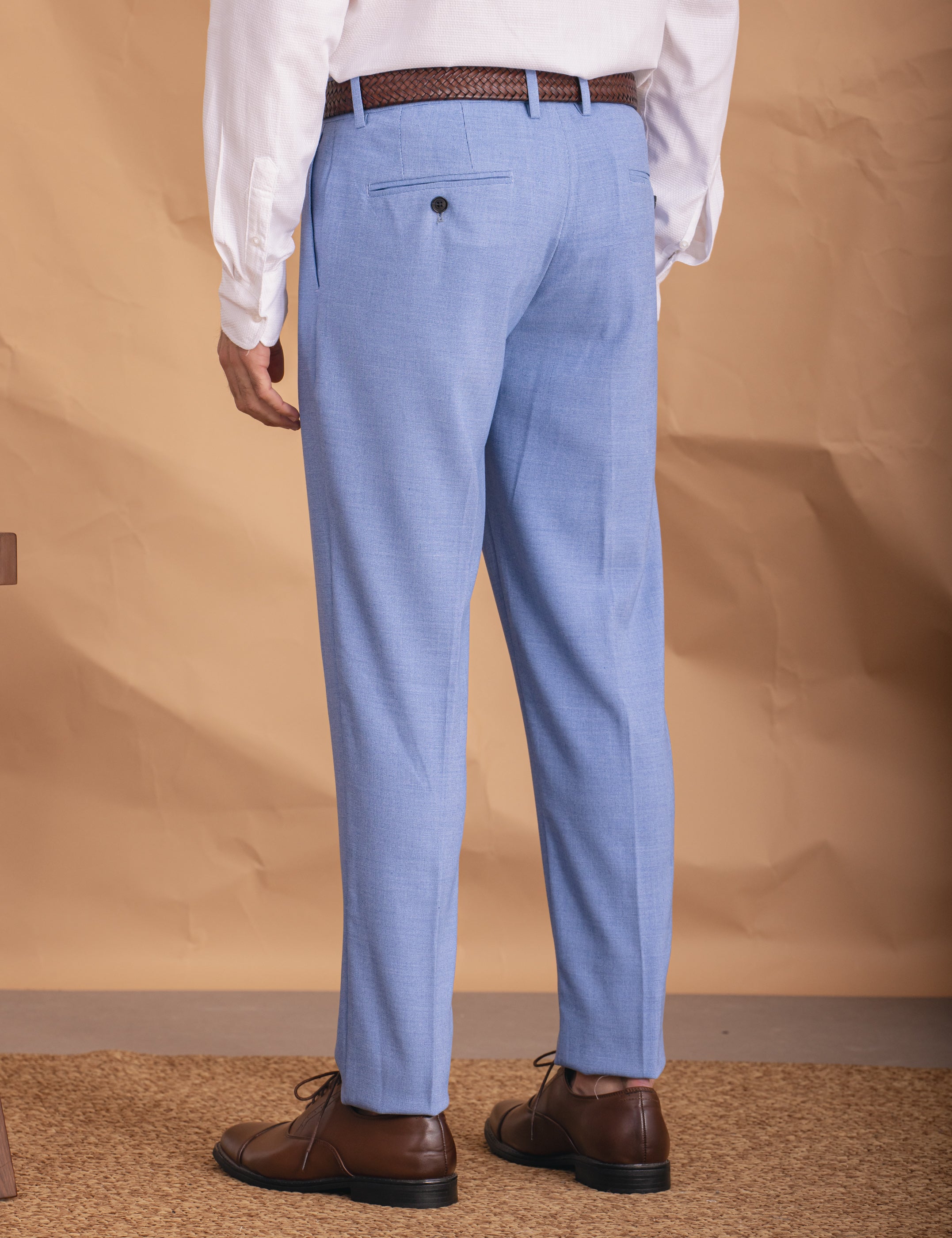 PANTALÓN VESTIR CELESTE