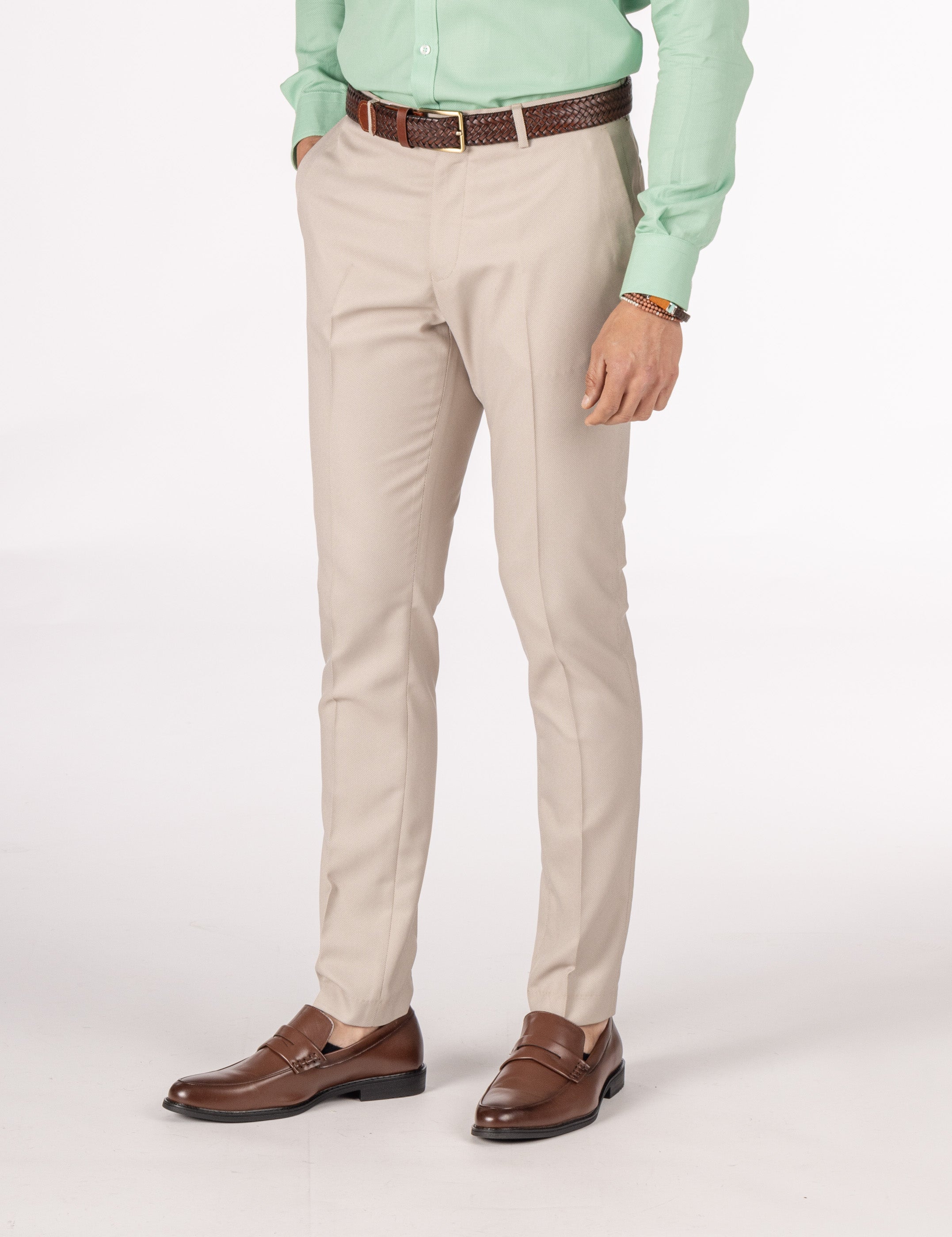 PANTALÓN TRAJE BEIGE