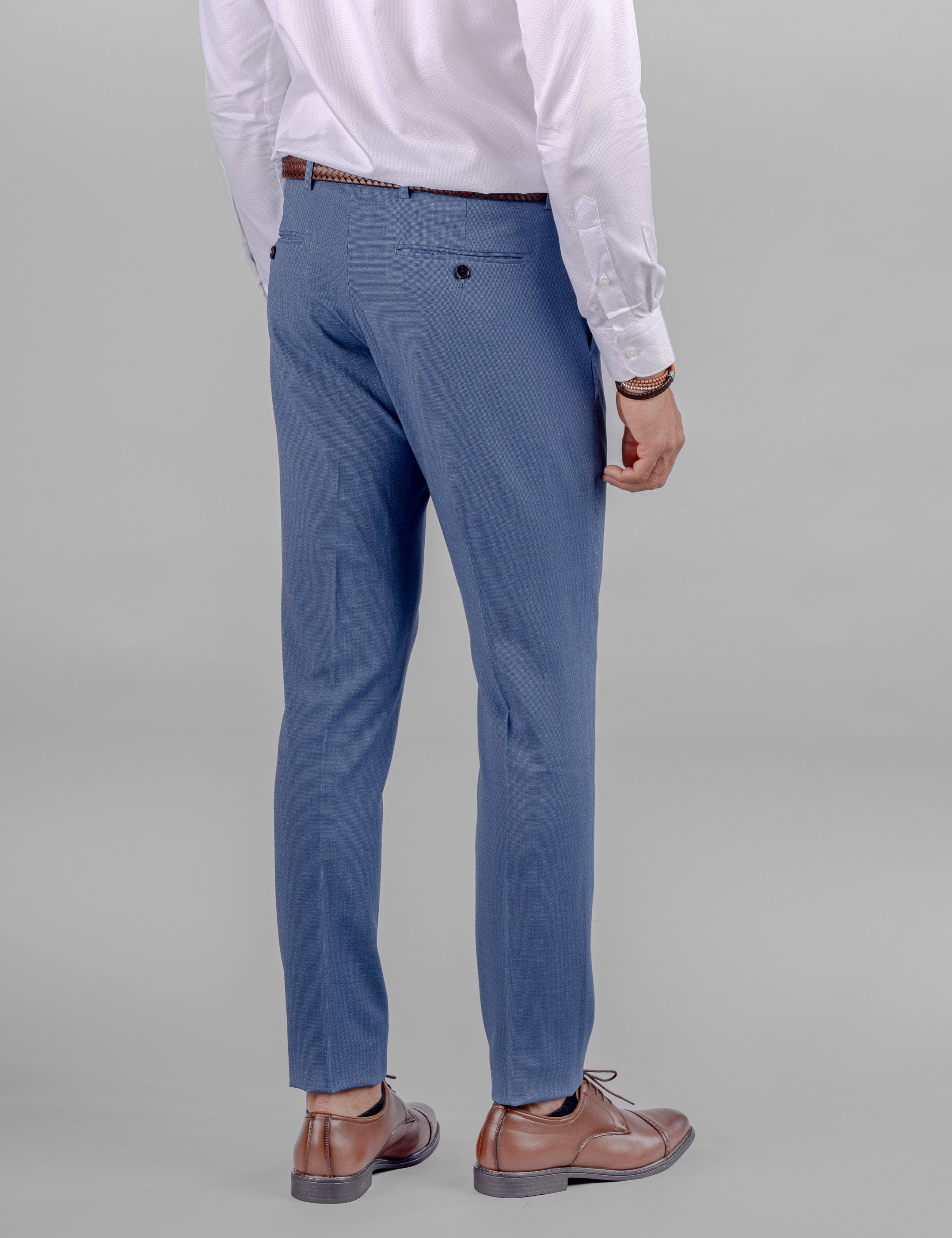 PANTALÓN DE TRAJE AZULINO