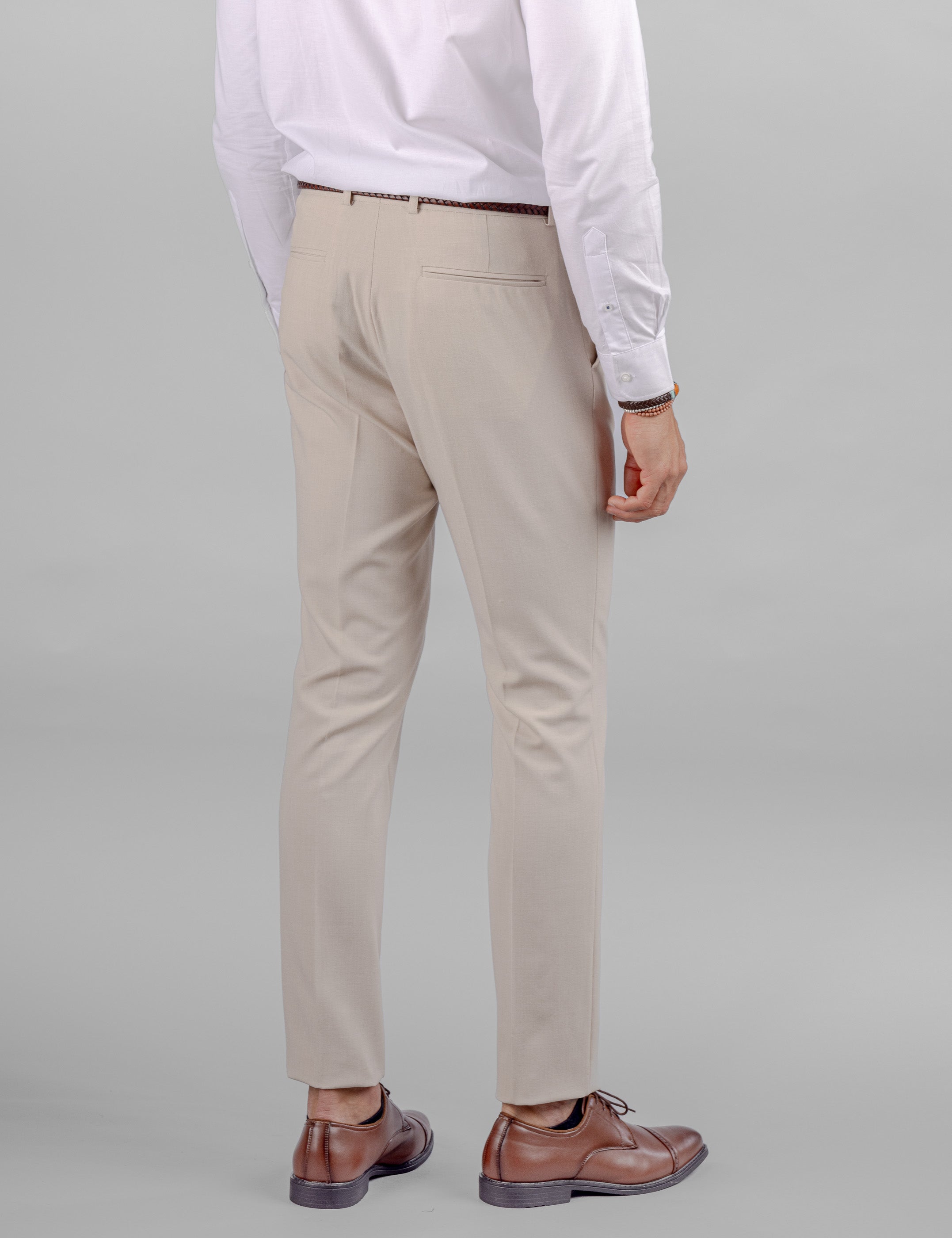 PANTALÓN DE TRAJE BEIGE
