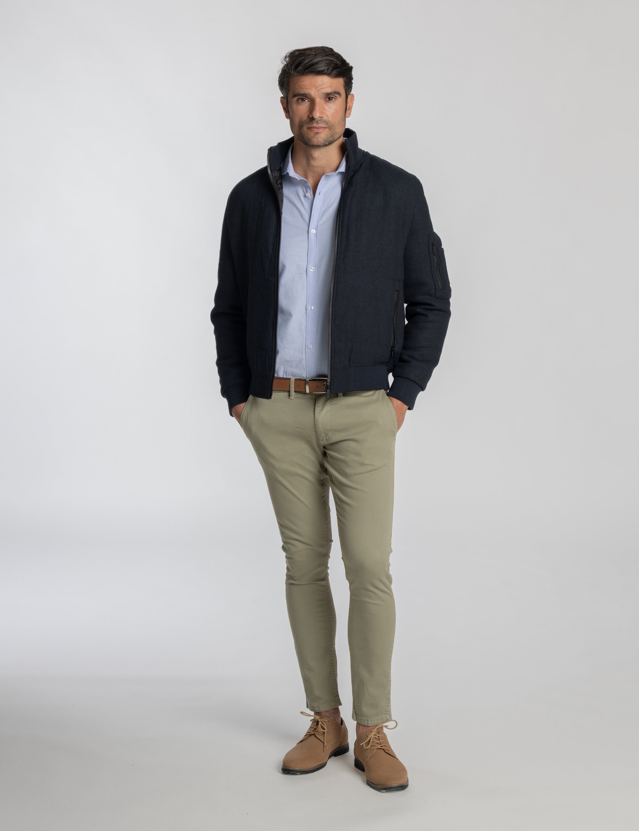 CHINO BÁSICO SKINNY VERDE