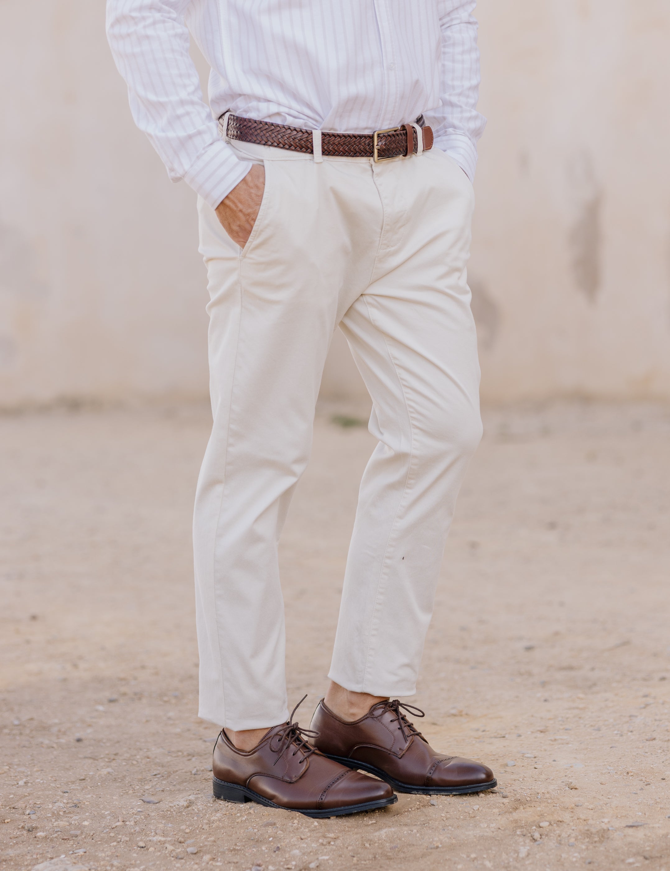 CHINO BÁSICO SLIM BEIGE