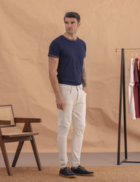 HOSE 5 TASCHEN SKINNY BEIGE