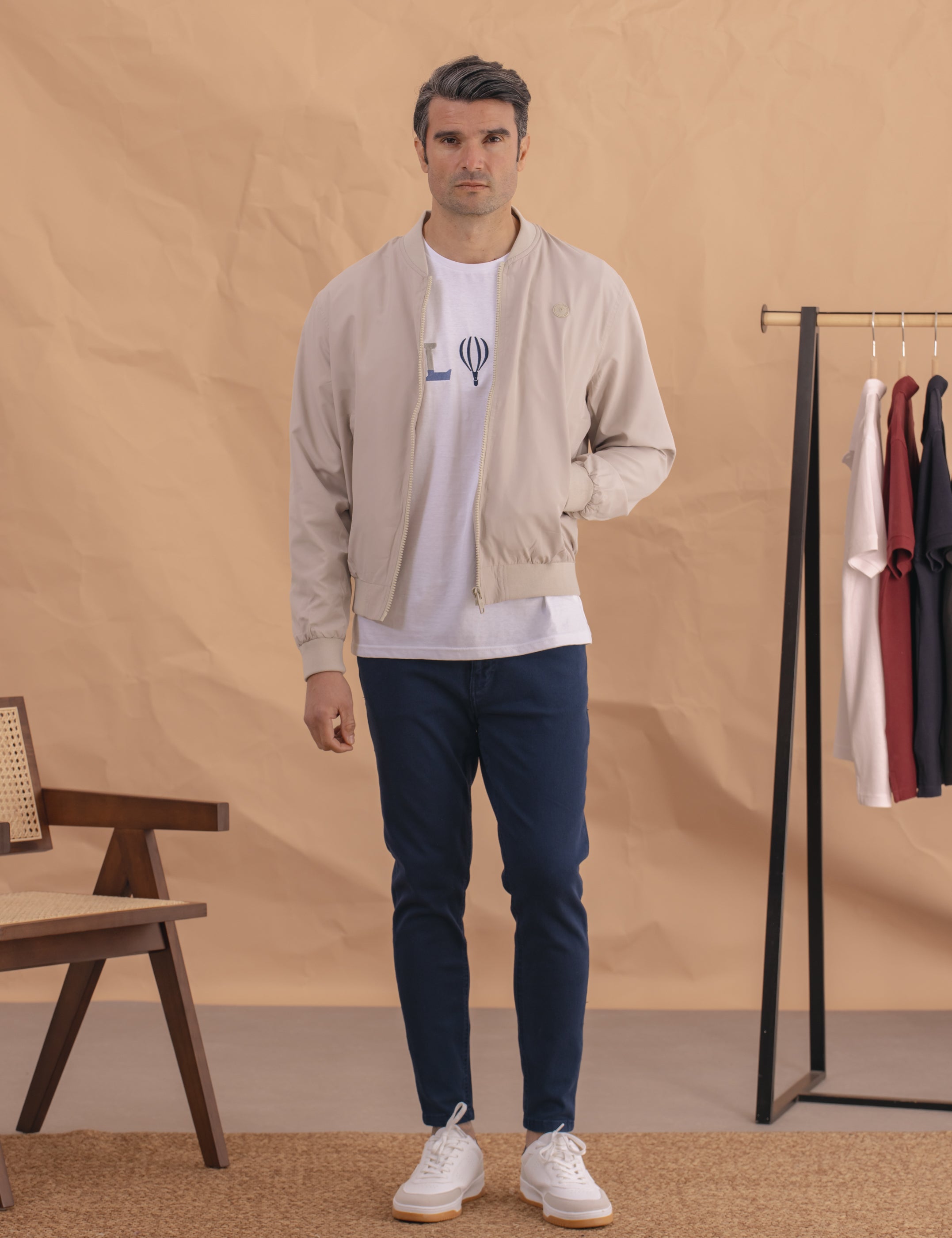 PANTALÓN 5 BOLSILLOS SKINNY MARINO