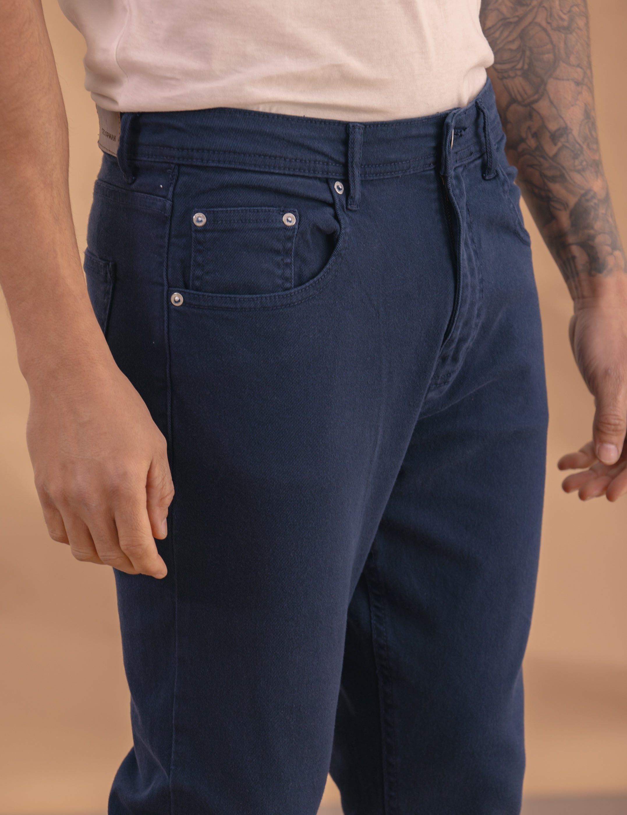 PANTALÓN 5 BOLSILLOS SKINNY MARINO