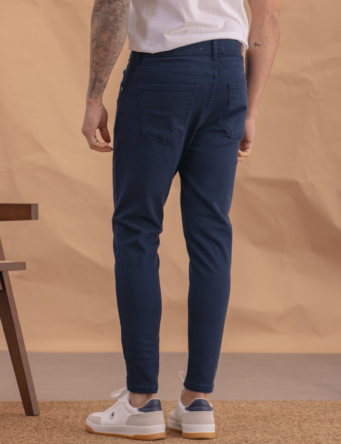 PANTALÓN 5 BOLSILLOS SKINNY MARINO