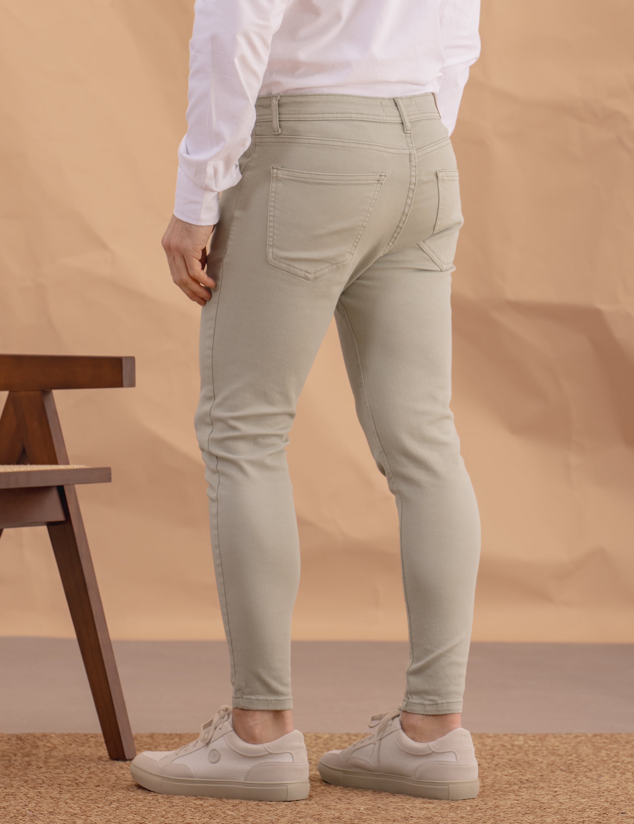 PANTALÓN 5 BOLSILLOS SKINNY VERDE